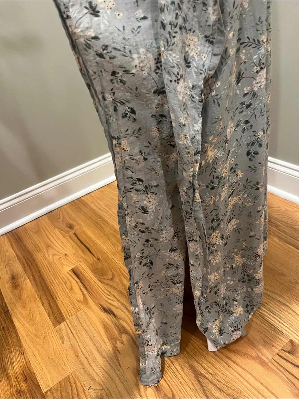 Natural Life Sanibel Floral Sage Green Kaftan Maxi Dress - Picture 10 of 11